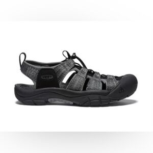 Keen Men's Charcoal and Black Sandals